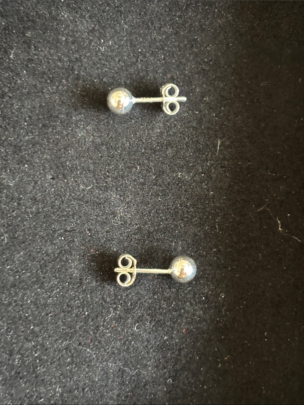 Savlano Sterling Silver 925 Ball Stud Earrings — Women's - Picture 1 of 5